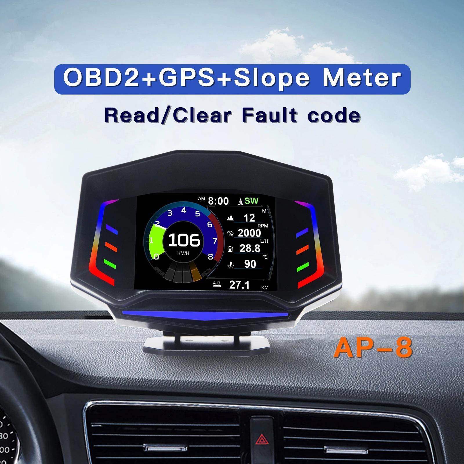  HUD  ÷  ӵ, OBD2 + GPS +  跮, Ʈ   溸, RPM G-,   